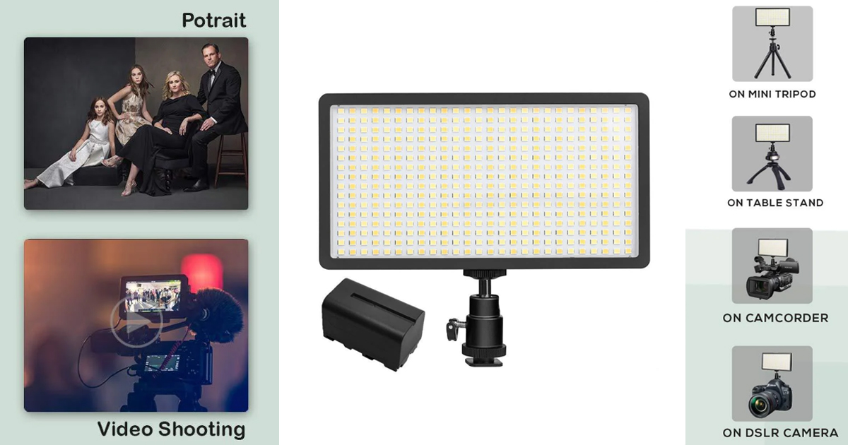 D416 Professional LED Photography Light